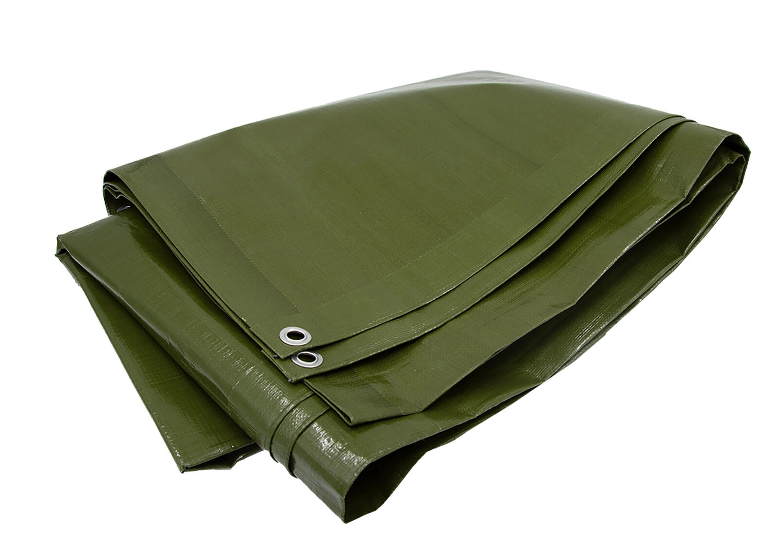 Levně Zelená plachta s oky 3 × 4 m, 200 g/m²