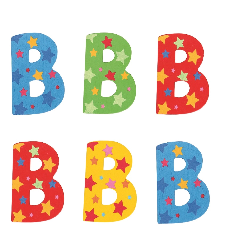 Levně Bigjigs Toys hvězdičkové písmenko B
