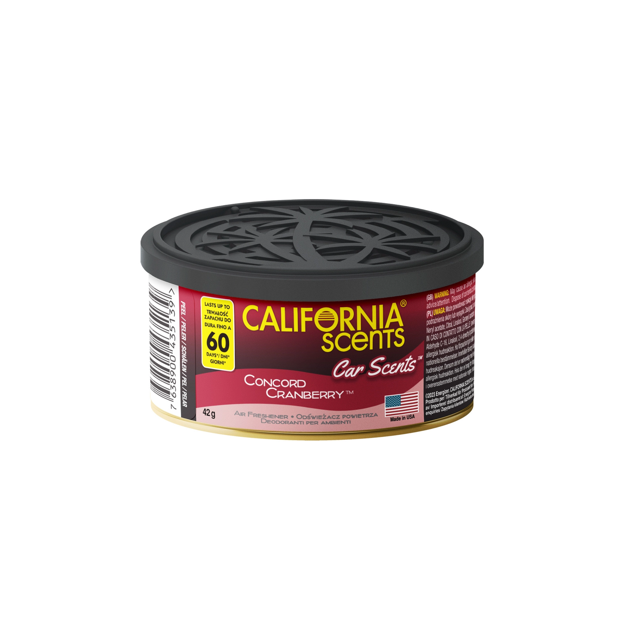 Levně California Scents Car Scents Concord Cranberry 42 g