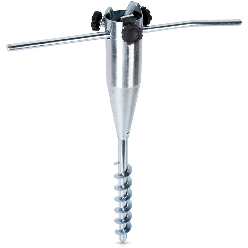 Kovový zemní šroub pro zahradní slunečník 56 cm