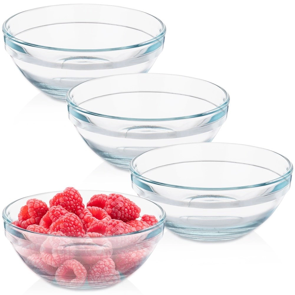 Levně Skleněné misky 12 cm, 275 ml – sada 4 ks