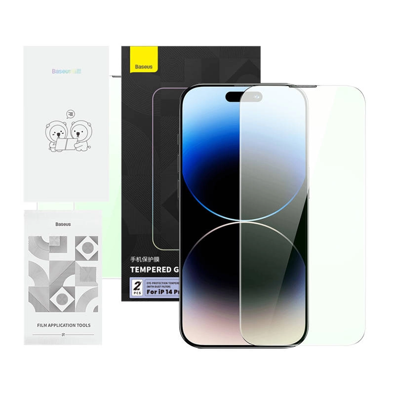 Levně Baseus ochrana soukromí tvrzené sklo Crystal Series IP 14 PRO 6932172636968