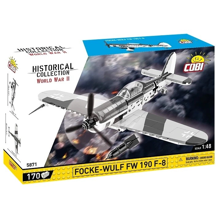 Levně COBI 5871 II WW Focke-Wulf Fw 190 F-8, 1:48, 170 kostek