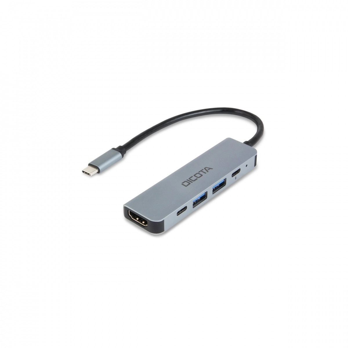 Levně USB-C hub 5 v 1 s HDMI 4K a Power Delivery 100 W