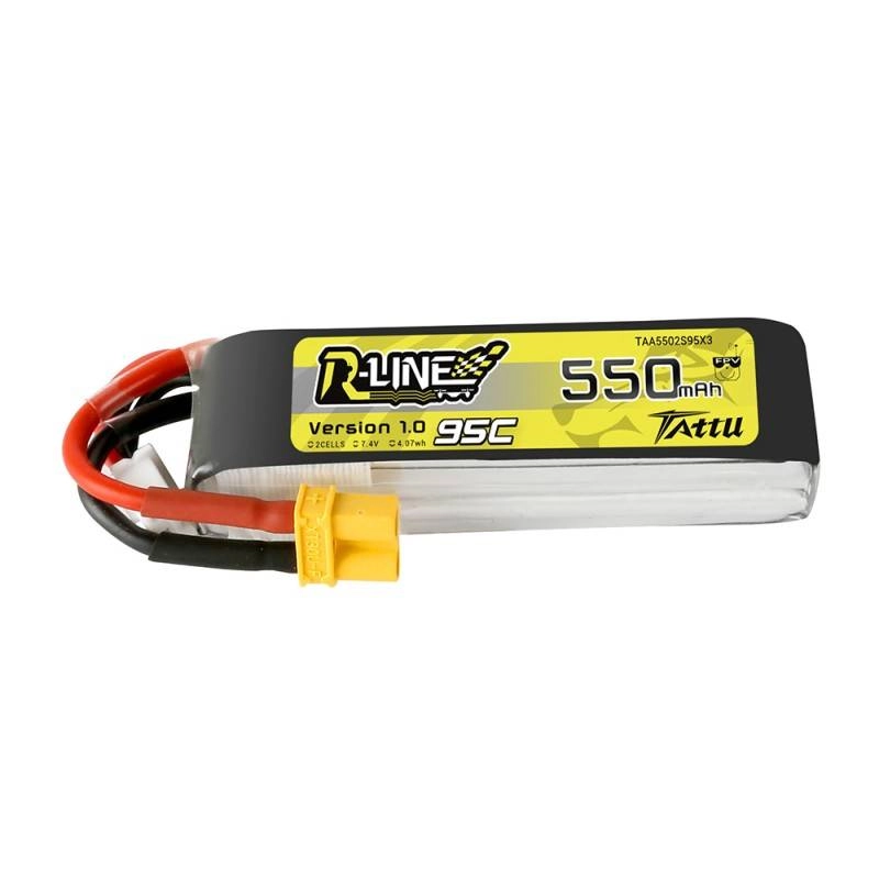 Levně GENS ACE LIPO TATTU R-Line FPV serie 2S 2S1P 95C Version 1.0 7,4V 550 mAh
