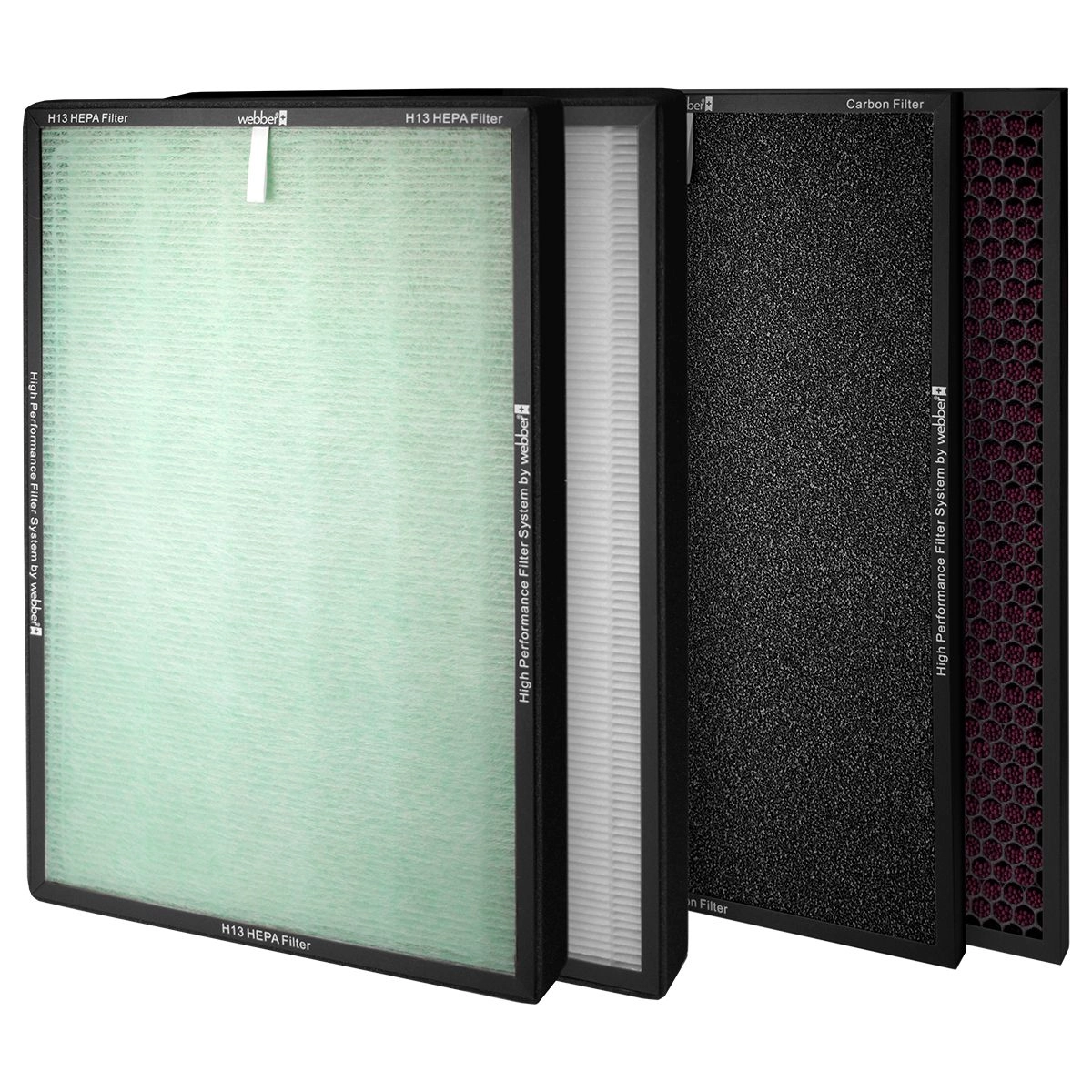 Levně Sada filtrů pro čističku vzduchu WEBBER AP9700 s HEPA 13