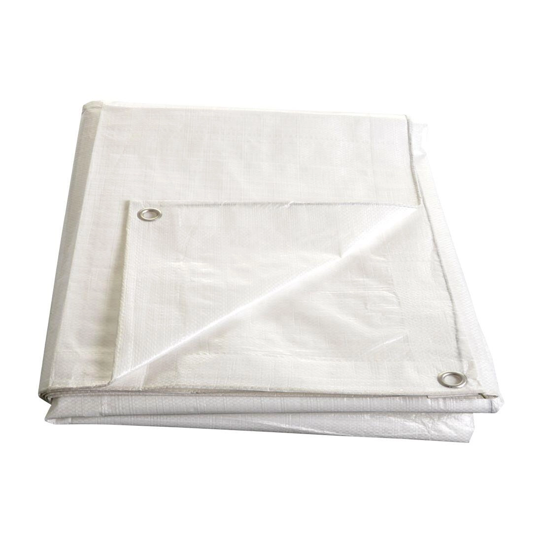 Levně MAT plachta s oky kašírovaná 140g/m² 5x6m průhledná/bílá