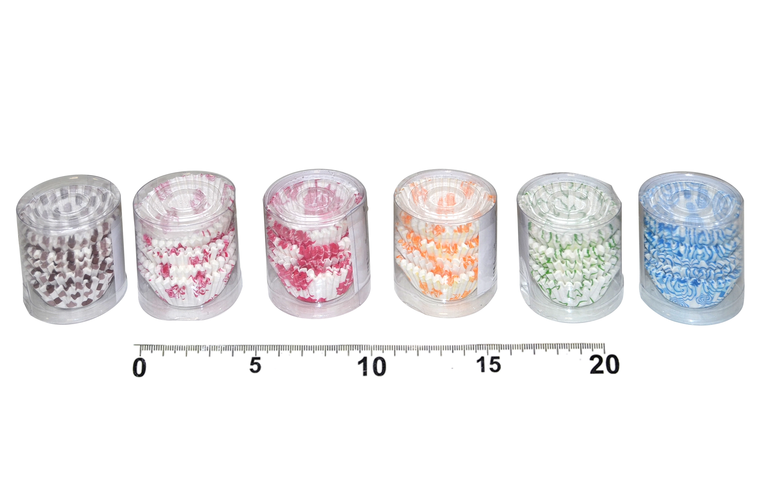 Levně Wiky Košíčky cukrářské barevné 7,5cm (pr.3cm, v.2,2cm) - 100ks