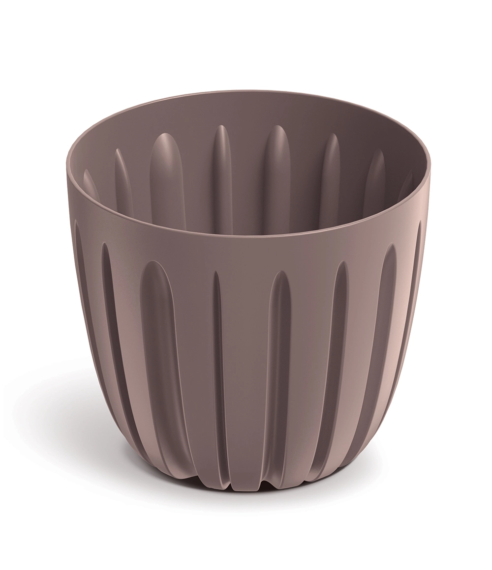 Levně Prosperplast Plastový květináč WARIOS odstín marsala, 16,8 cm