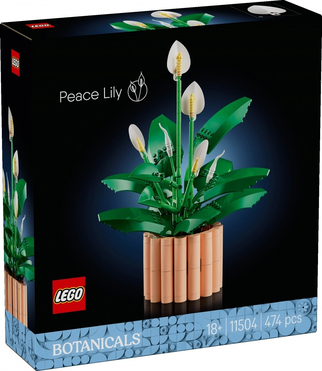 Lego botanicals toulitka (spathiphyllum) – stavebnice pro dospělé