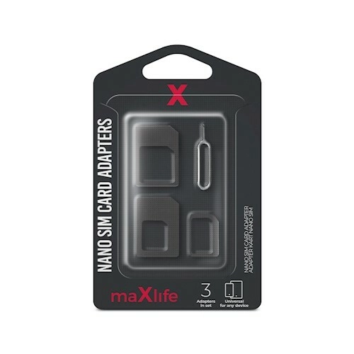 Levně maXlife SIM adaptéry nano/micro/mini s jehlou 31935