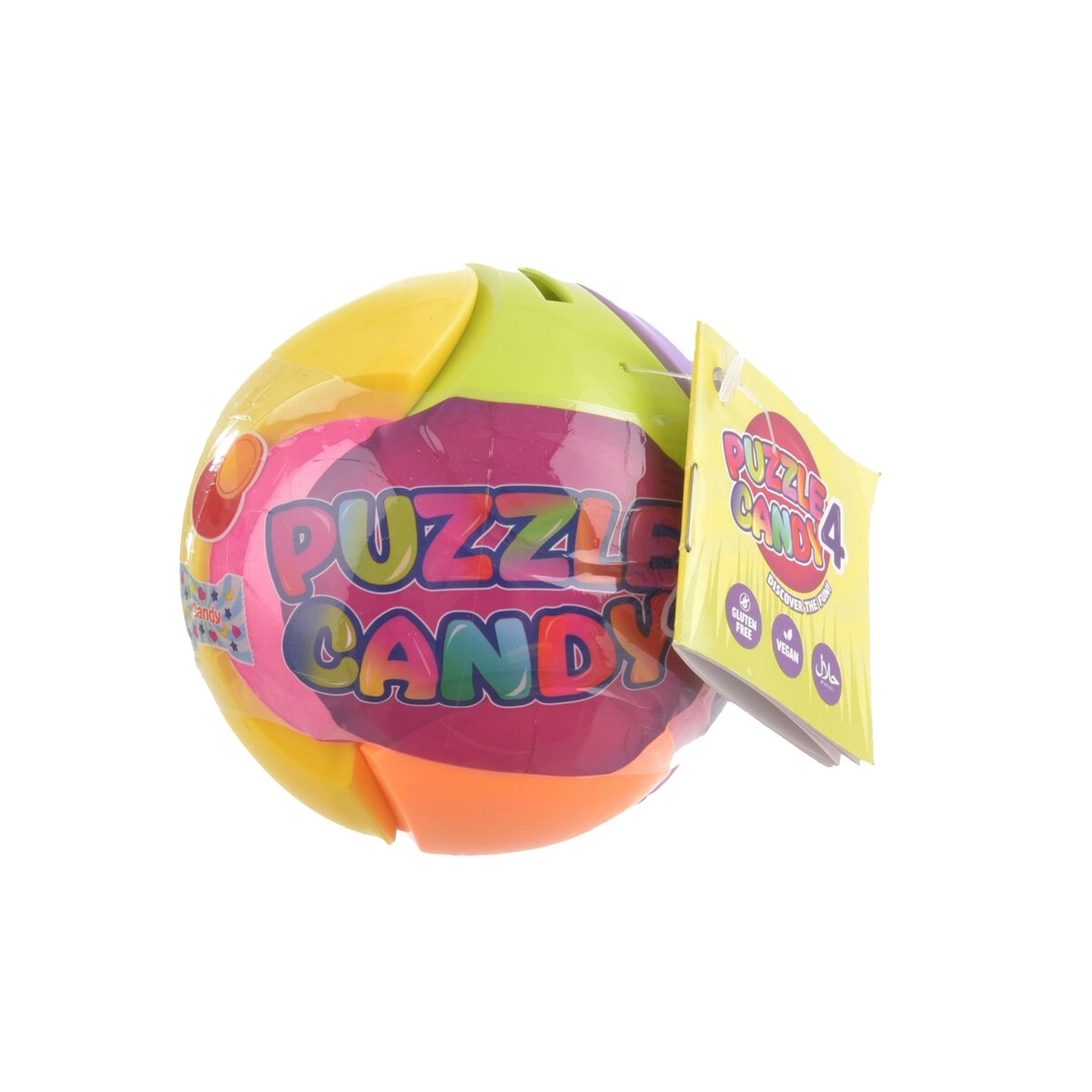 Levně Bonbóny v puzzle kouli s hračkou 15 g
