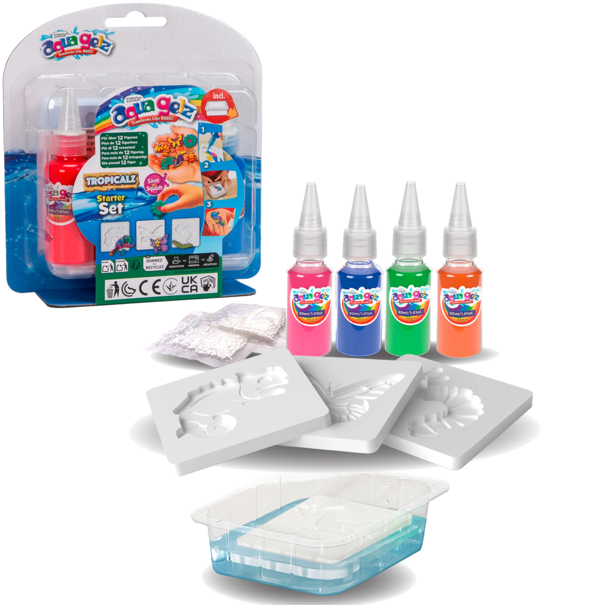 Levně Aqua Gelz Tropicalz startovací kreativní sada