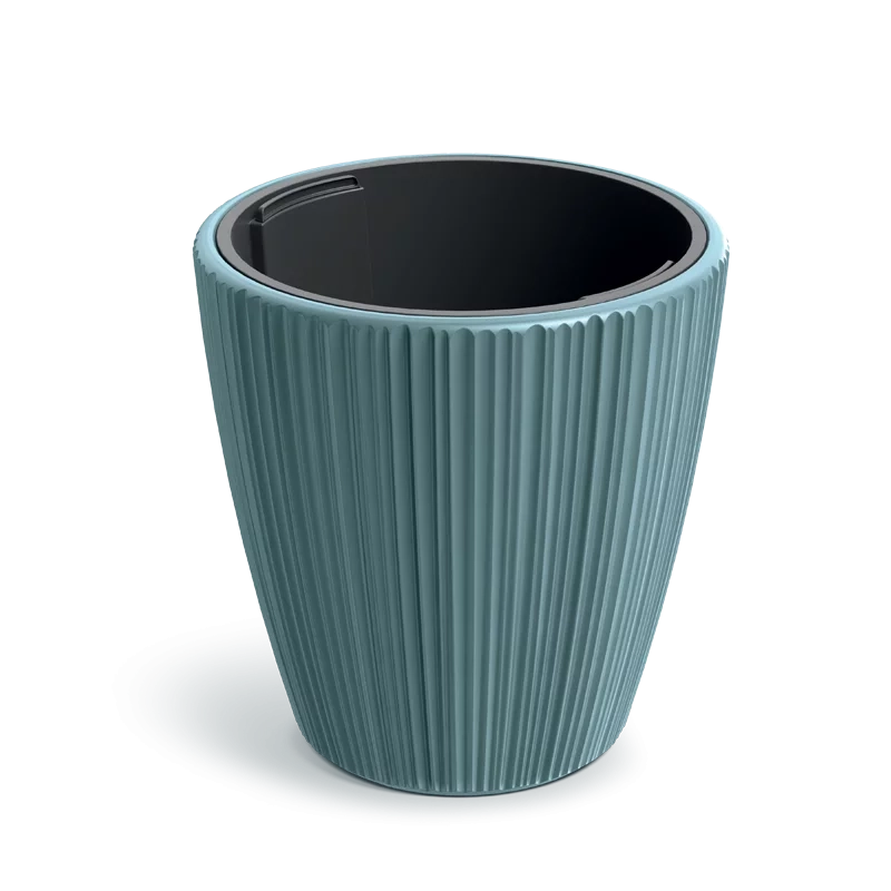 Levně Prosperplast Plastový květináč OROS skandinávsky modrý, 39 cm