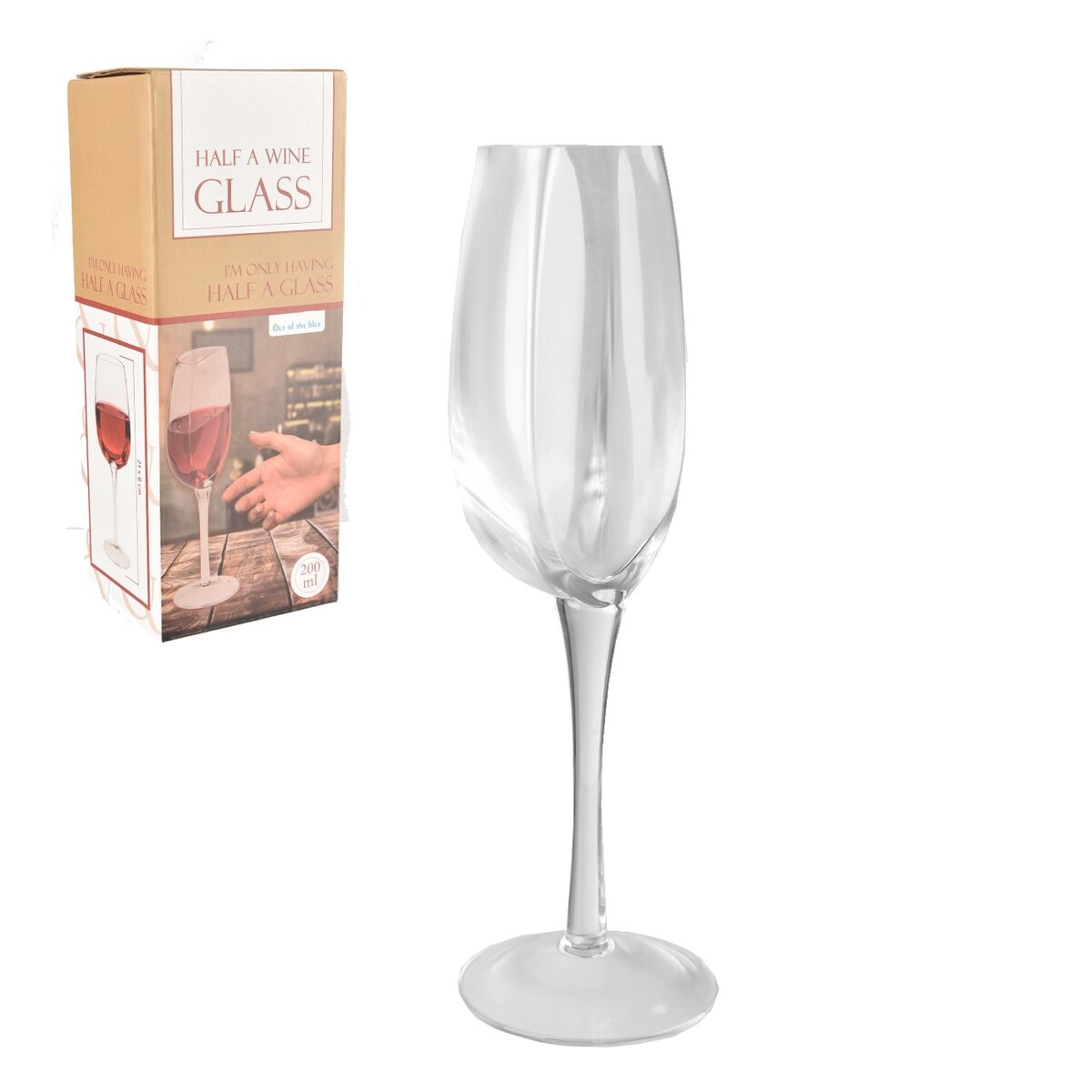 Levně Půl sklenice na víno 200 ml