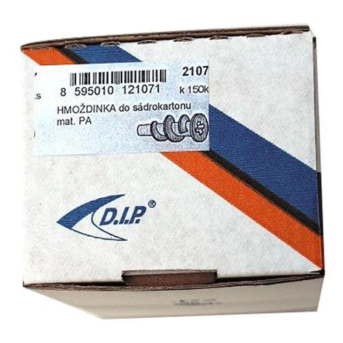 Levně hmoždinka do sádrokartonu plast. 2107 (150ks) papír.obal