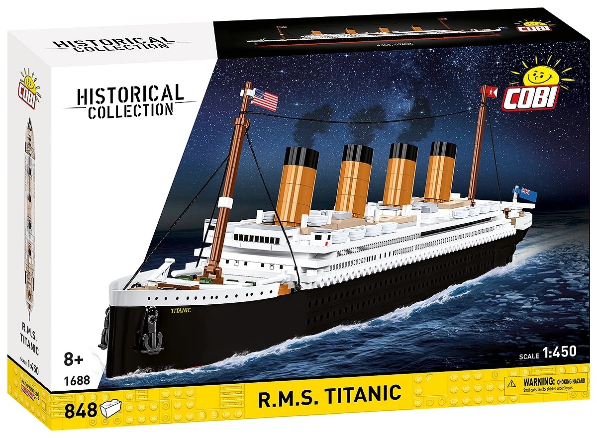 Levně Cobi 1688 R.M.S. Titanic, 1:450, 848 k