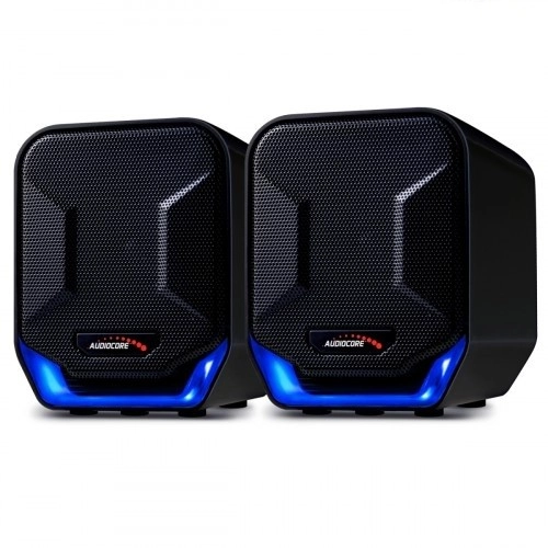 Levně Počítačové reproduktory 6 w usb černo‑modré