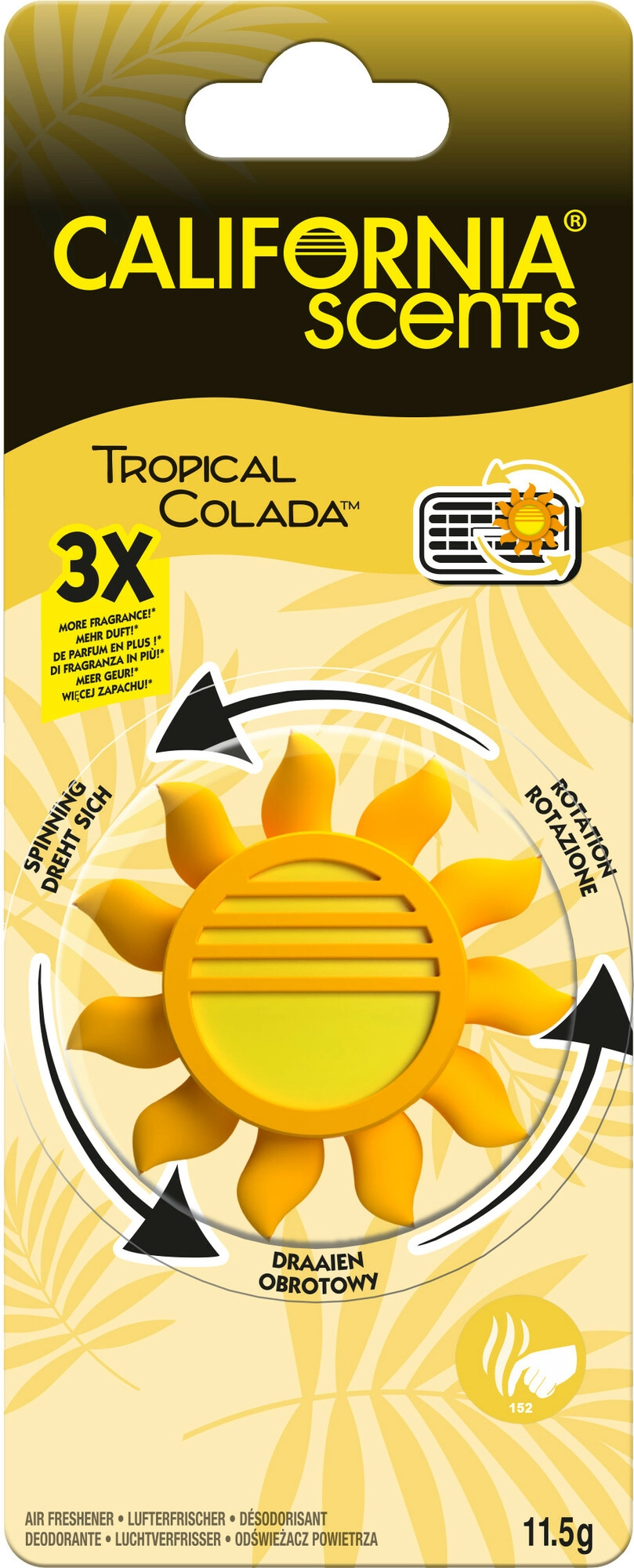 Levně California Scents - Spinner Vent Stick Tropical Colada
