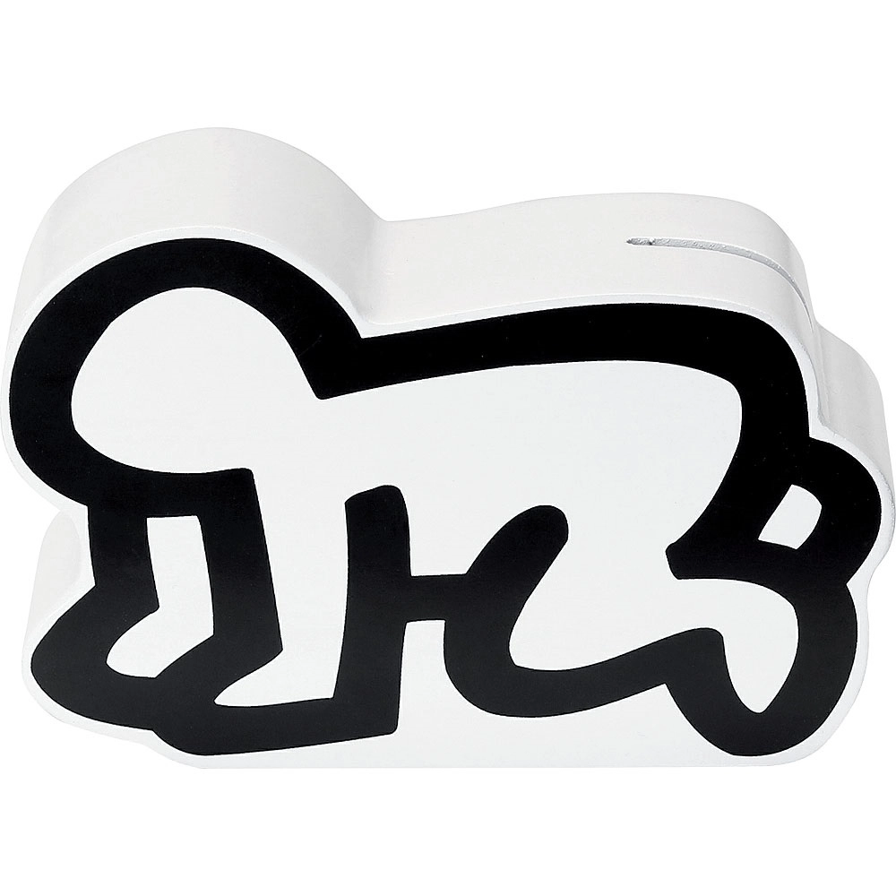 Levně Vilac Dřevěná pokladnička Keith Haring