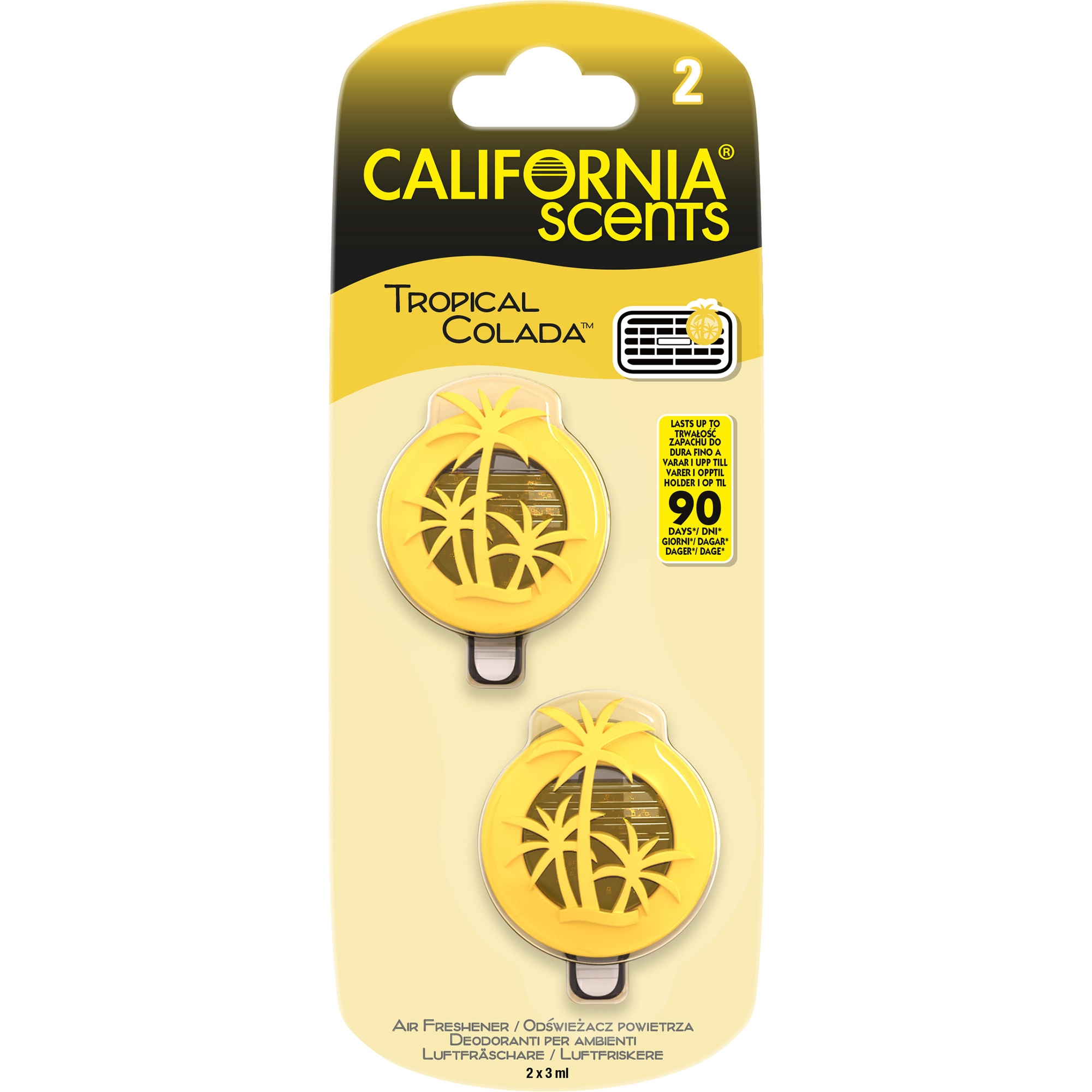 Levně California Scents MINI DIFFUSERS SINGLE SCENT Tropical Colada
