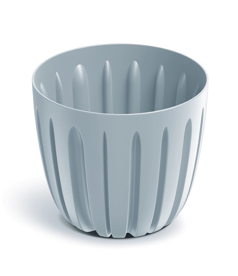 Levně Prosperplast Plastový květináč WARIOS světle šedý, 16,8 cm