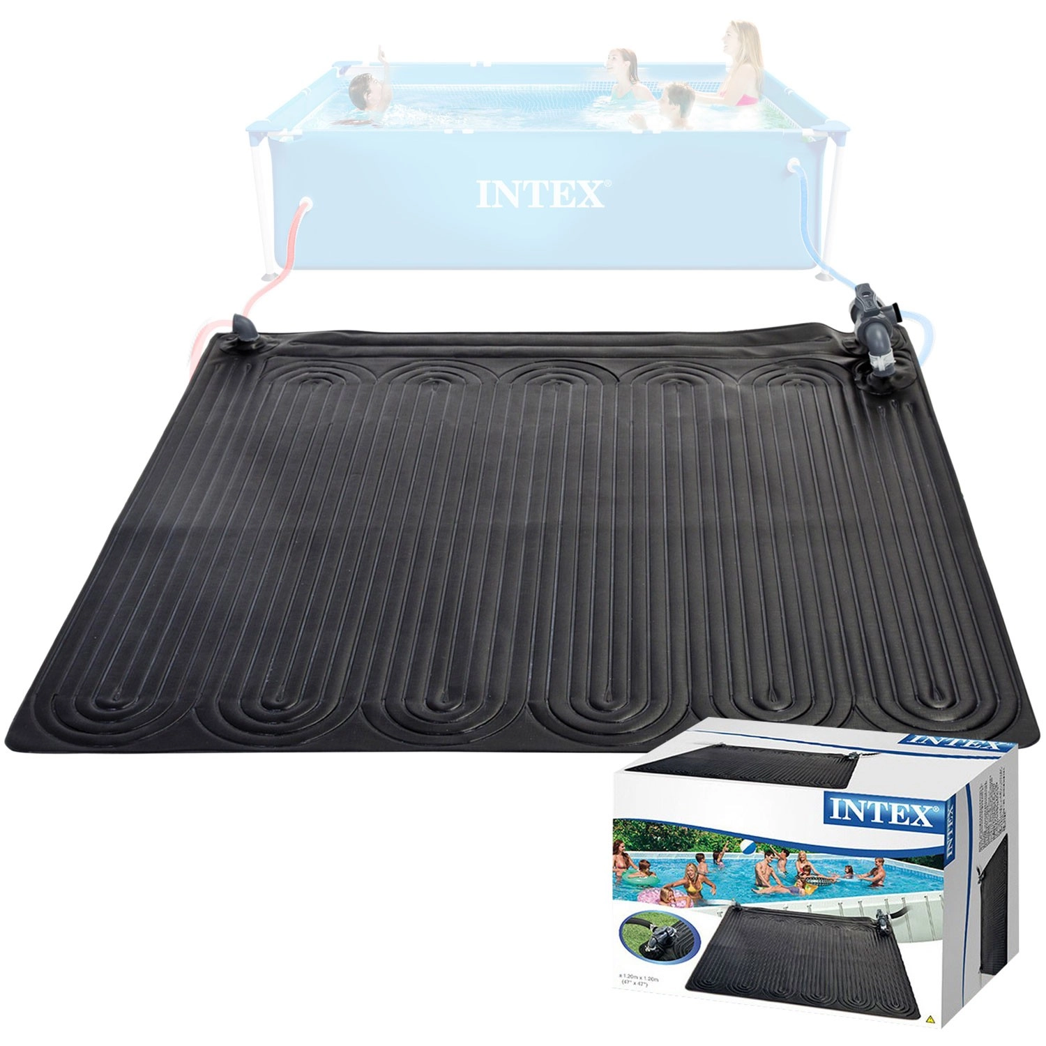 Solární vyhřívací podložka na bazén 120 × 120 cm INTEX