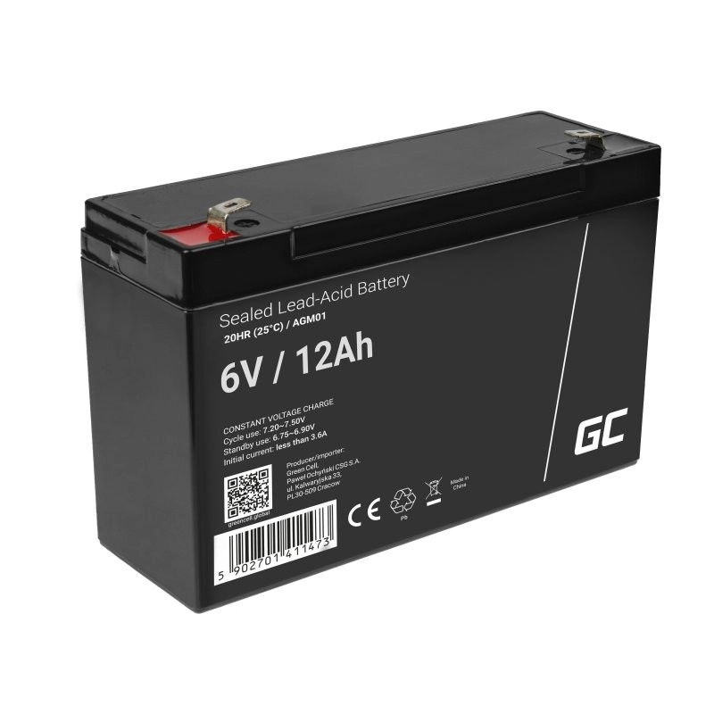 Levně Green Cell 6V 12Ah