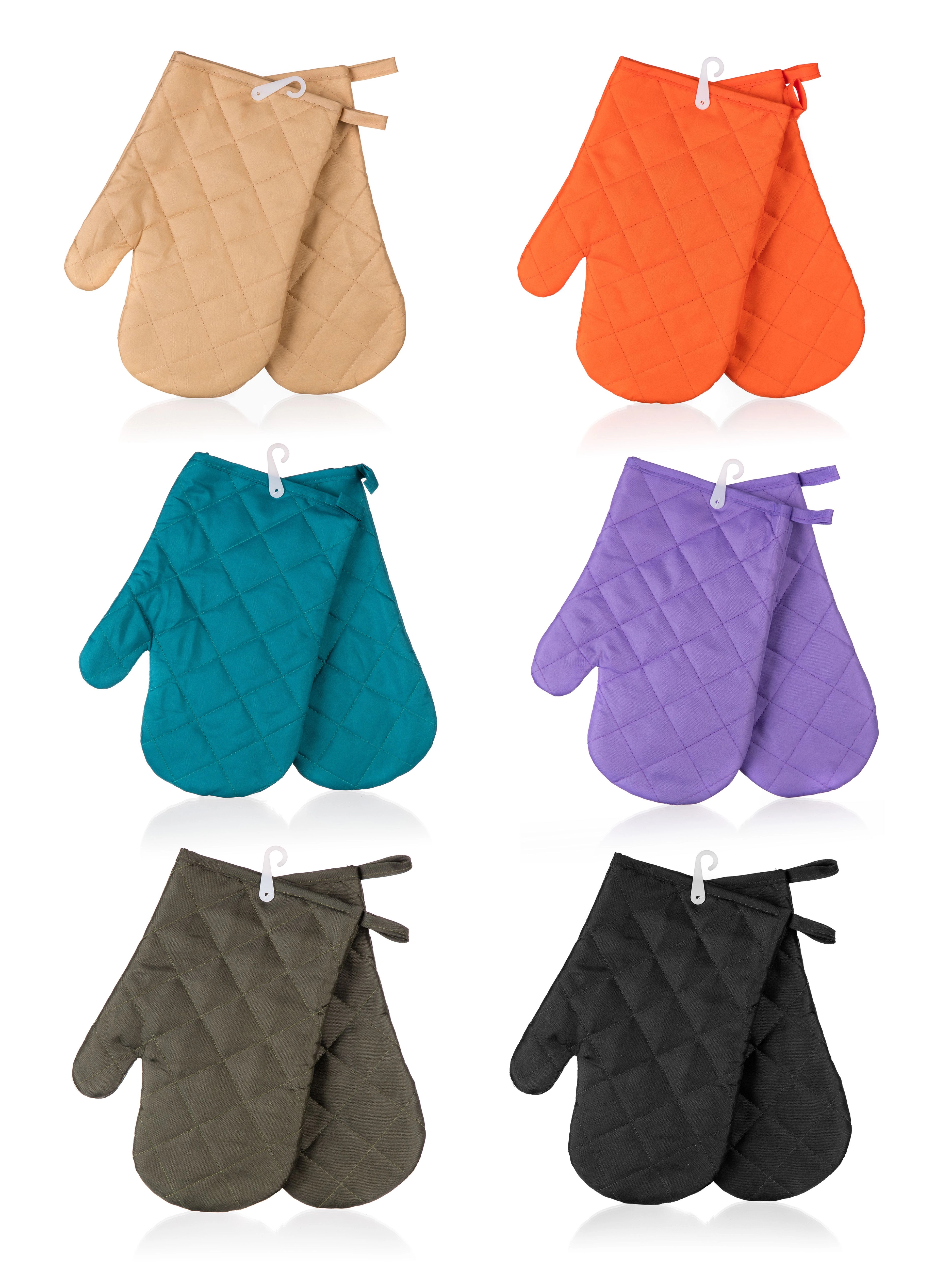Levně chňapka polyester 27x17cm SOLID (2ks) mix barev