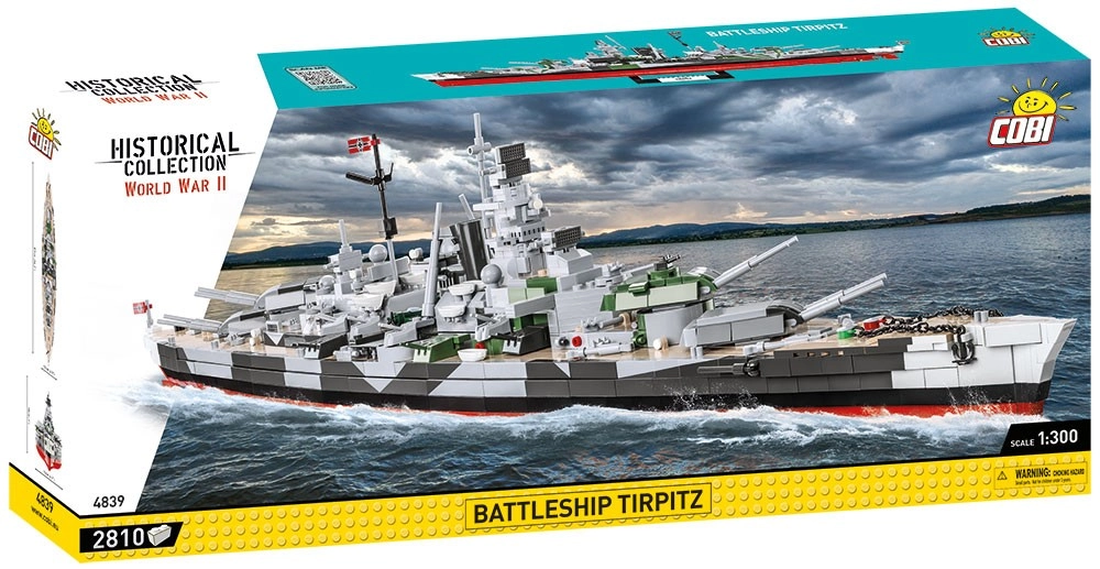 Levně COBI 4839 World War II Bitevní loď TIRPITZ