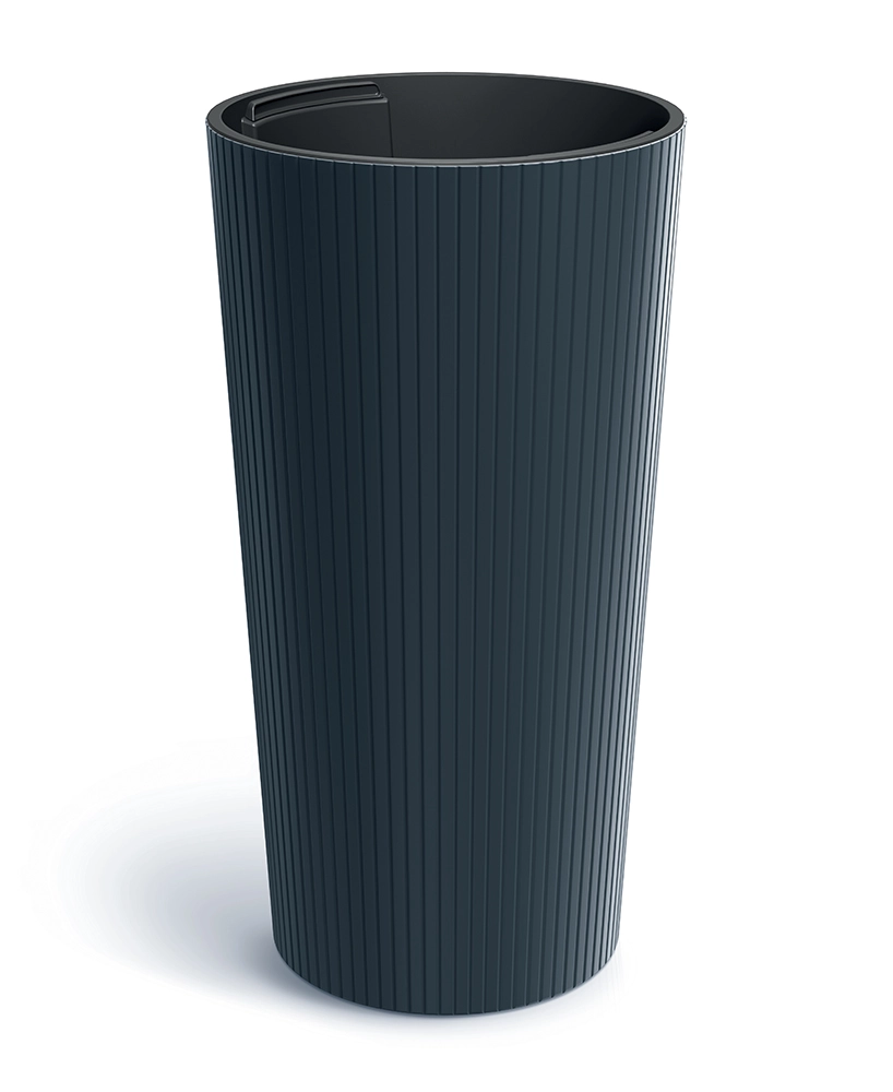 Levně Prosperplast Květináč Lamie Slim antracit, 30 cm