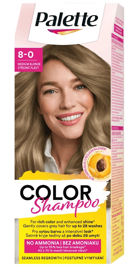 Levně Pallete Color Shampoo středně plavá 321