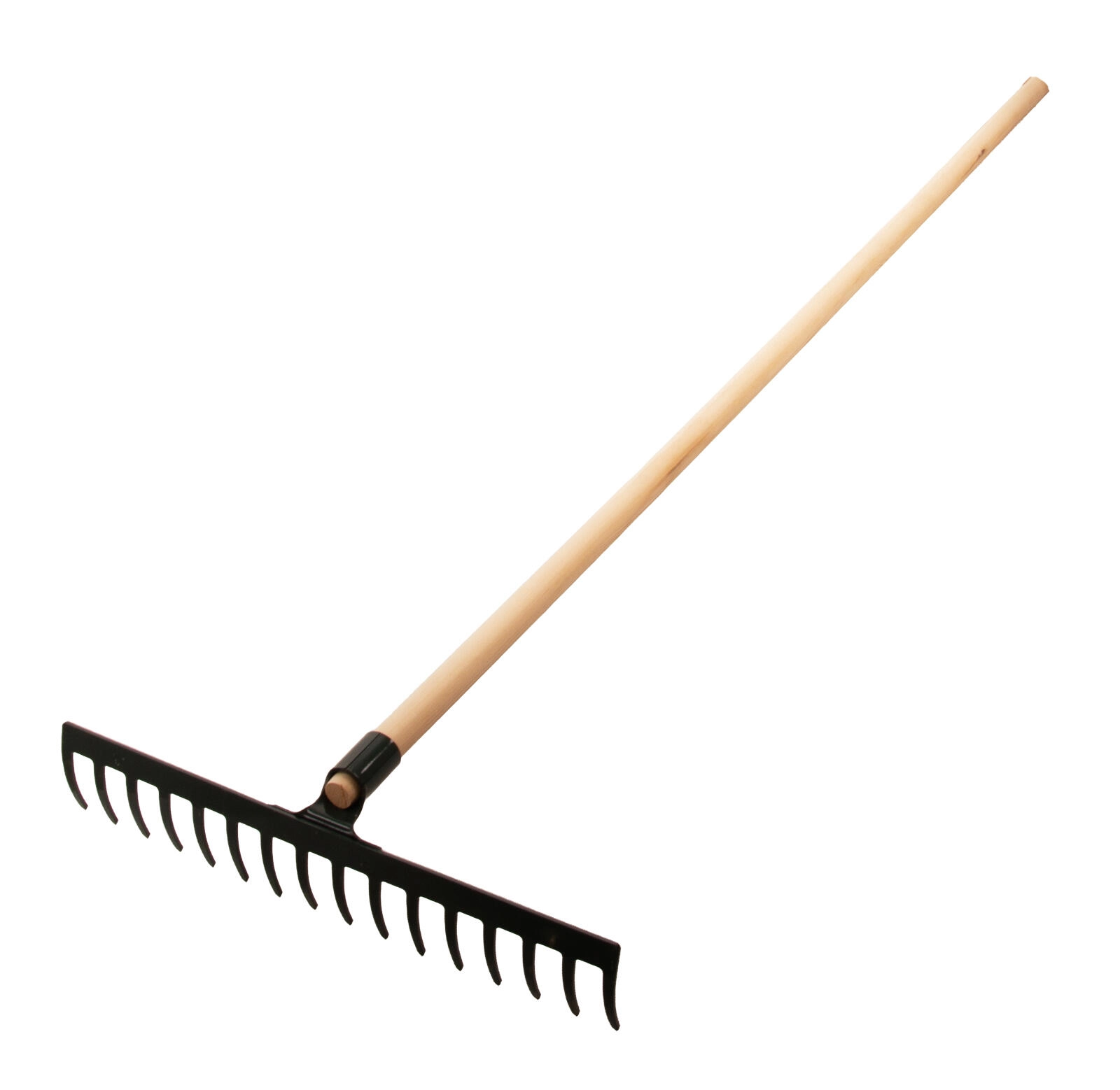 Levně hrábě 16z d.45,5cm ocel S NÁSADOU 150cm PROFI