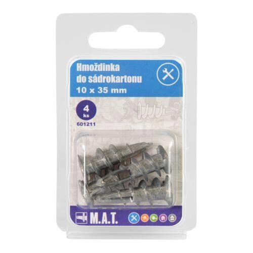 Levně hmoždinka do sádrokartonu kov (4ks)