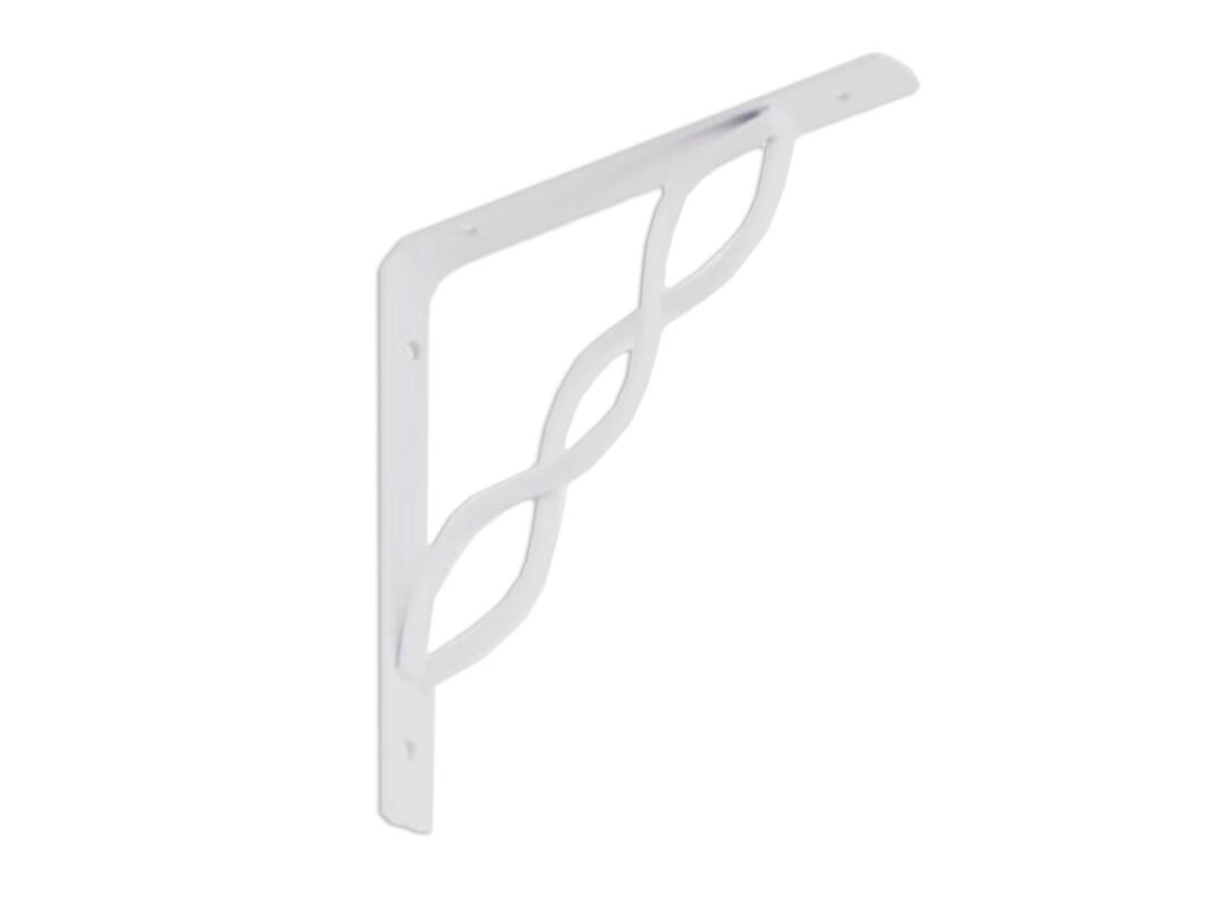 Levně Domax WPRP150 Konzole dekorativní se splétanou vzpěrou 150x150mm, bilá,