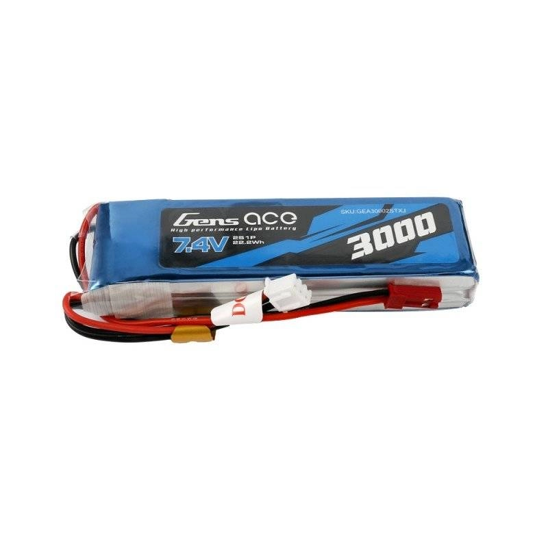 Levně Baterie Gens Ace LiPo 3000mAh 7,4V pro RC modely