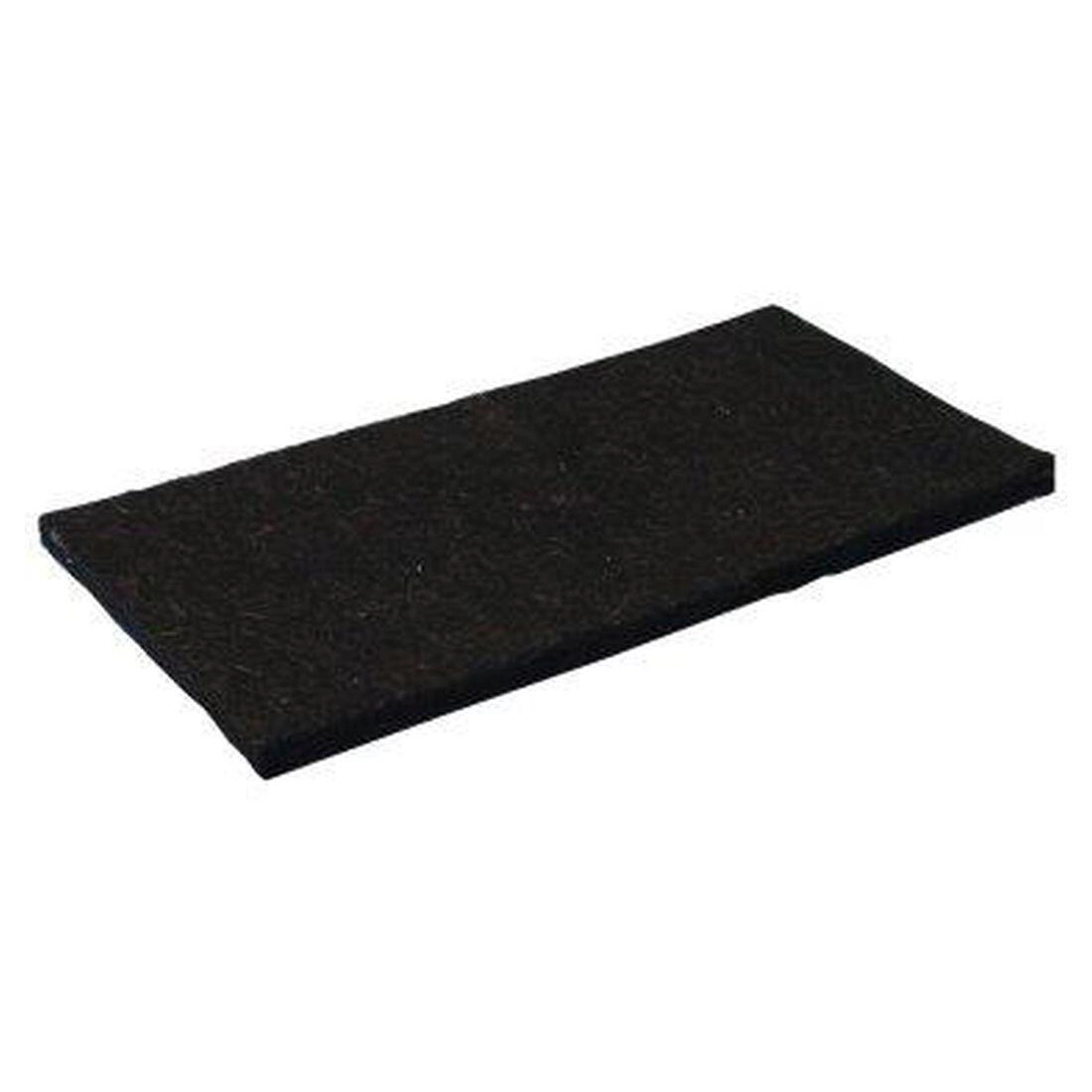 Levně HLADÍTKO PLASTOVÉ S ČERNOU PLSTÍ EU FESTA Varianta: Náhradní černá plst 280x140x10mm