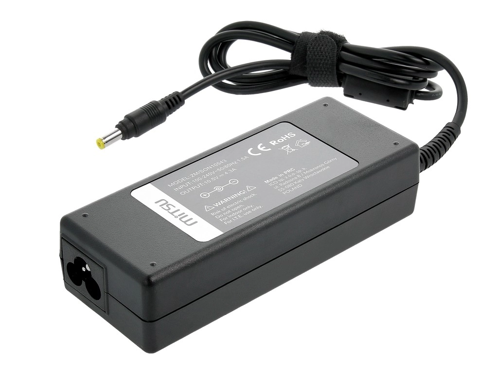 Levně Nabíječka pro notebook Sony 10,5 V 4,3 A 4,8 × 1,7 mm