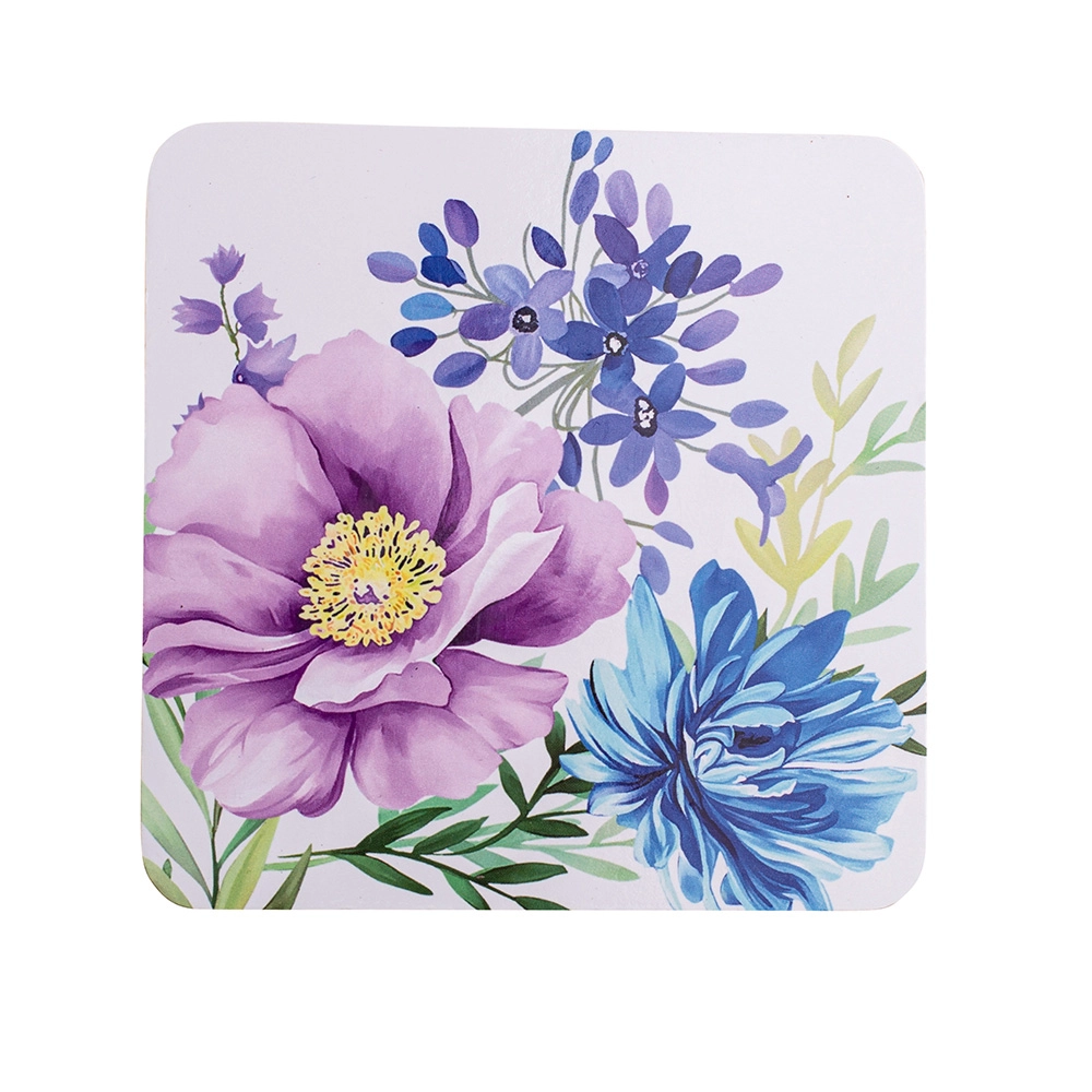 Levně Podtácky Strelicja 10 × 10 cm, sada 4 ks v dárkové krabičce Color Box
