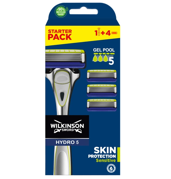 Levně Wilkinson Hydro 5 Skin Protection Sensitive + 4 ks hlavic