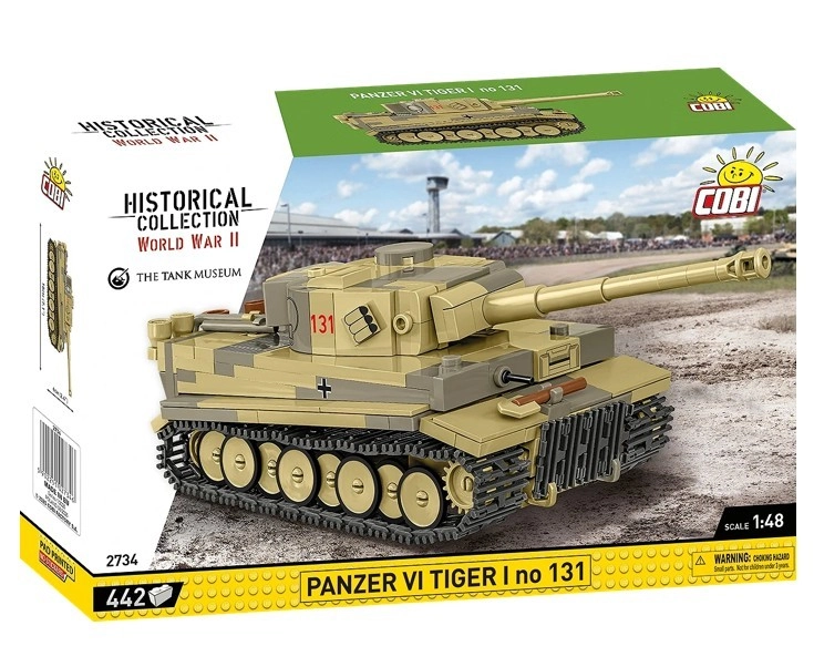Levně COBI 2734 World War II Německý tank Panzer VI TIGER I no 131 1:48