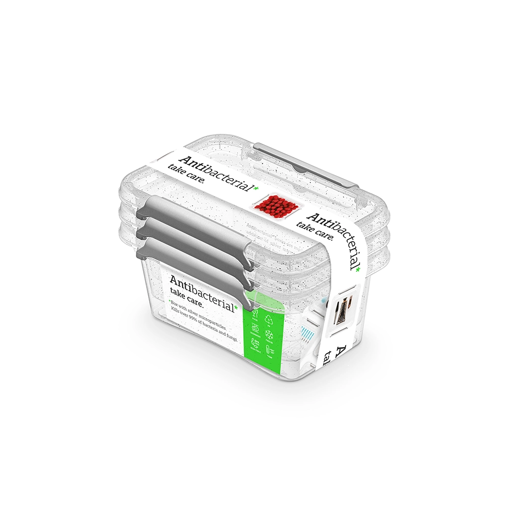 Levně Orplast dózy plastové Nanobox 3 ks 500 ml