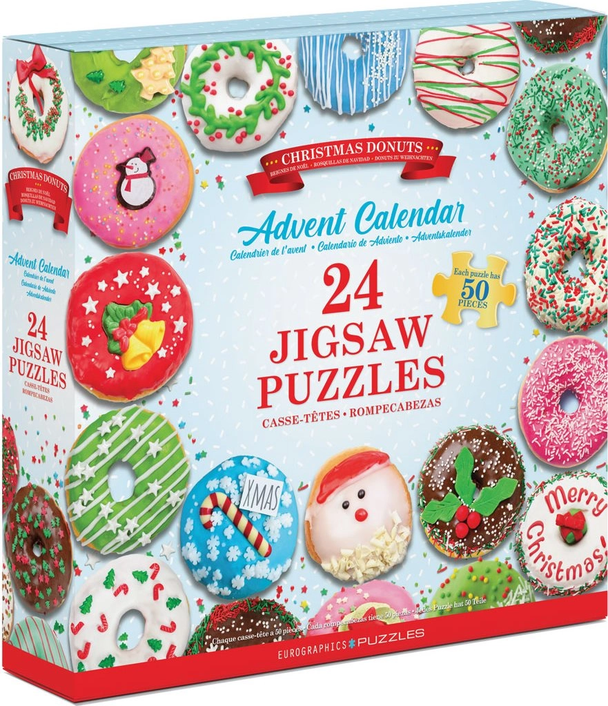 Levně EUROGRAPHICS Puzzle Vánoční donuty 24x50 dílků