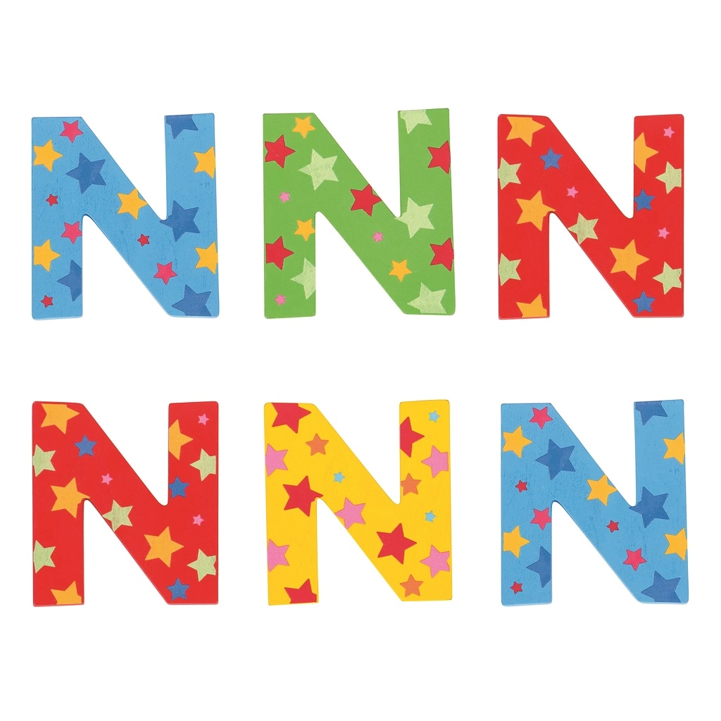 Bigjigs Toys hvězdičkové písmenko N