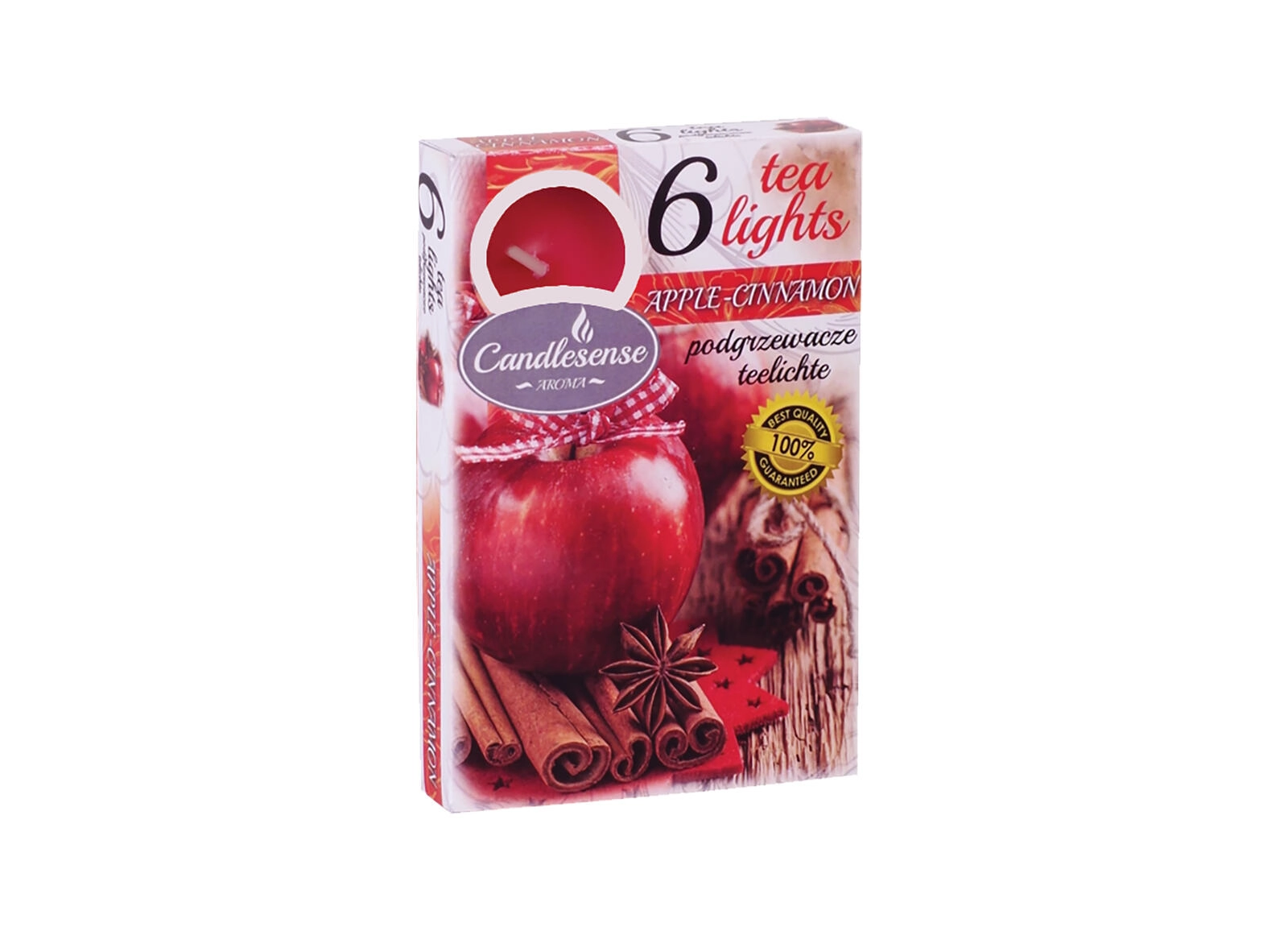 Levně Admit Tea Lights Apple & Cinnamon 6 ks
