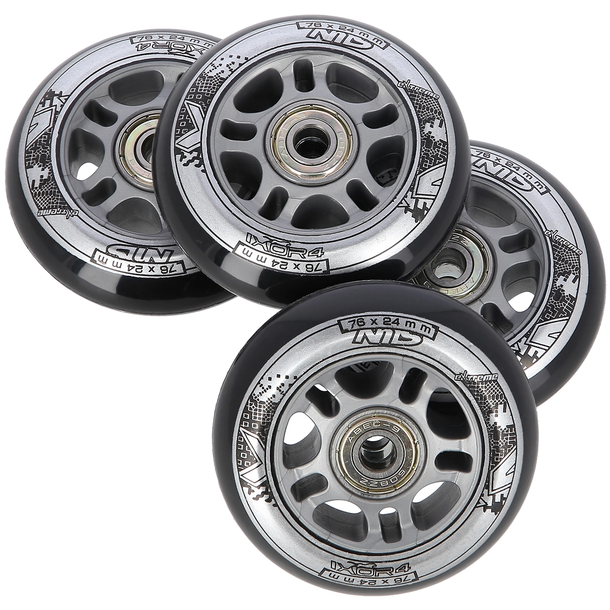Levně Nils Extreme PU 76x24 + Abec9 82 A 4 ks