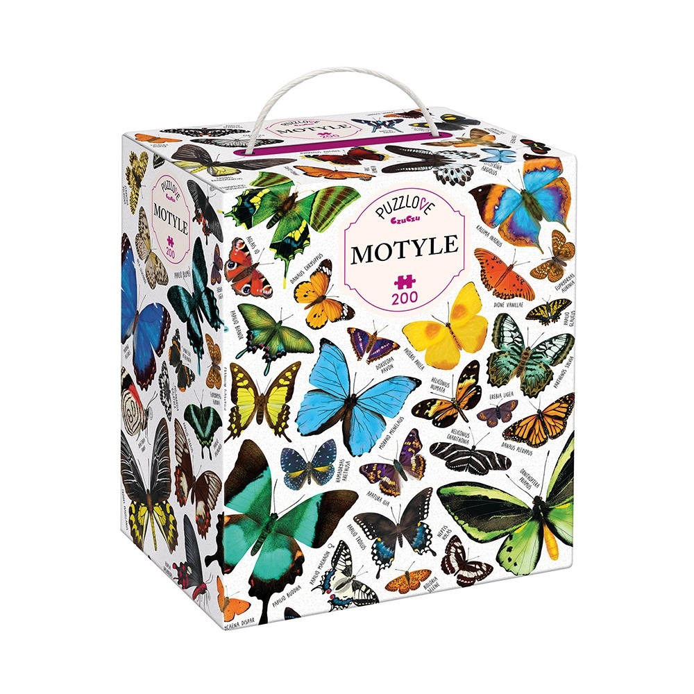 Levně Puzzle Puzzlove Motýli 200 dílků