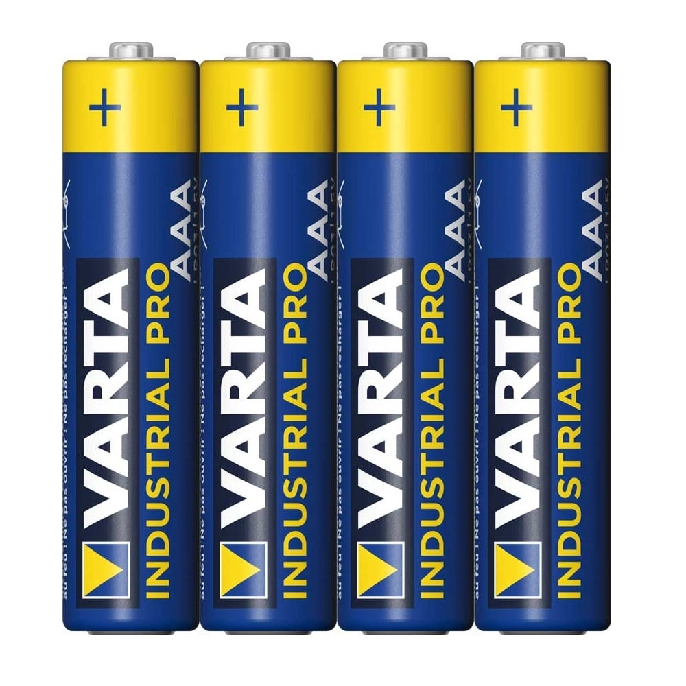 Levně Alkalická baterie LR03 AAA 1,5 V Varta Industrial (4ks)