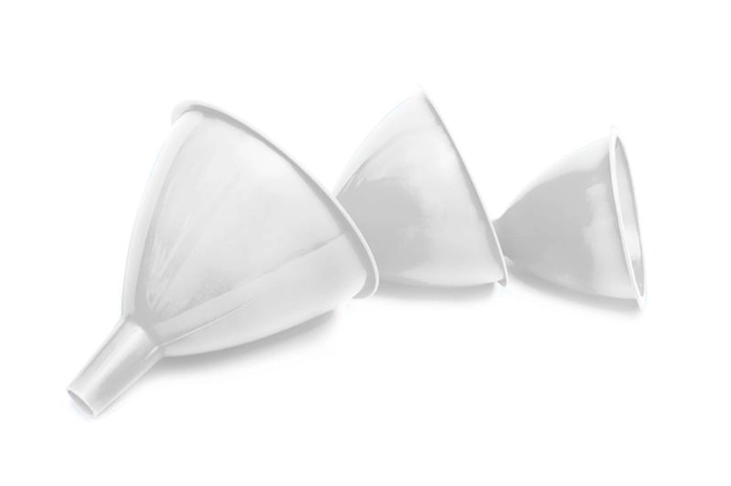 Levně Toro Trychtýř plast 3 ks - bílý 260044