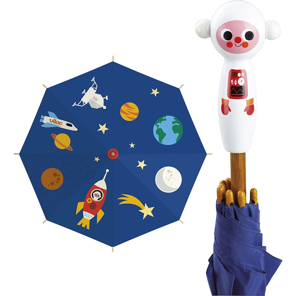 Levně Vilac deštník kosmonaut modrý